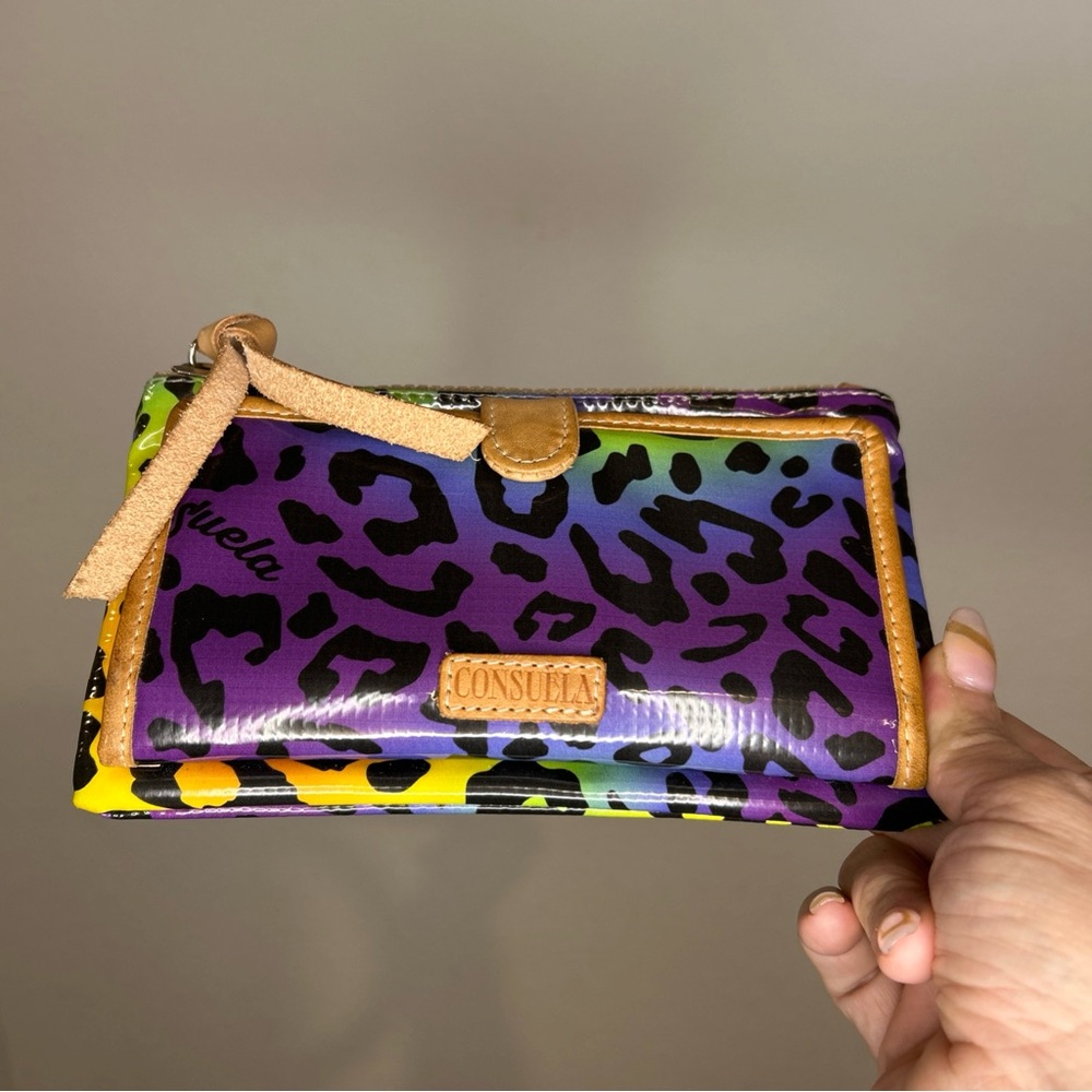 Consuela Multicolor Leopard Print Wallet
